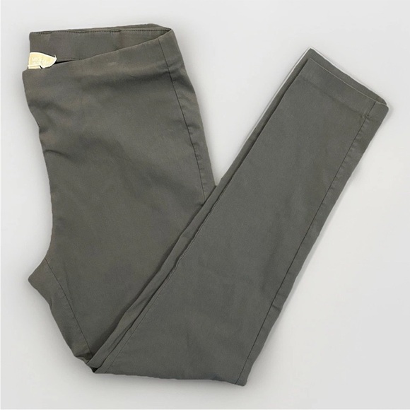 Michael Kors Women's Ankle Pants Size L Gray Pull On Mid Rise Stretch EUC - Picture 1 of 11